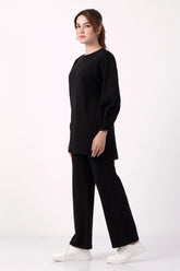 Women's Knitted Tops (Black)